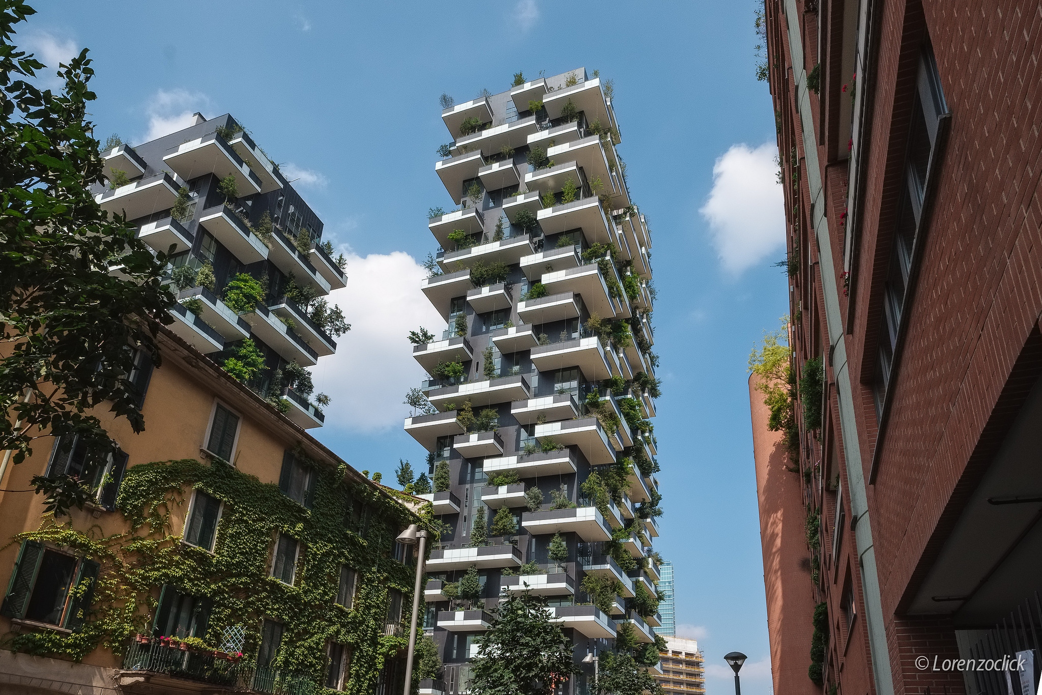 Urbanes Ernährungssystem - die Wohnhäuser "Bosco Verticale" in Mailand